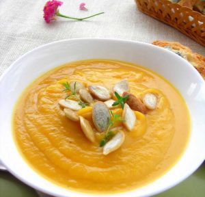 cream of butternut squash and ginger soup by laura pazzaglia