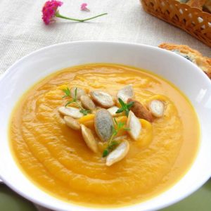 cream of butternut squash and ginger soup by laura pazzaglia
