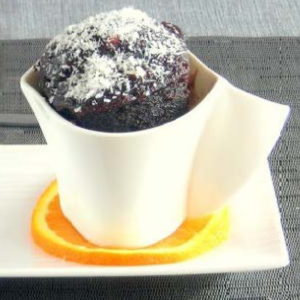chocolate orange and olive oil mini lava cake by laura pazzaglia