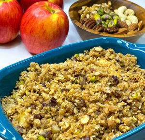 Apple Crumble by nutritionist Suzan Terzian